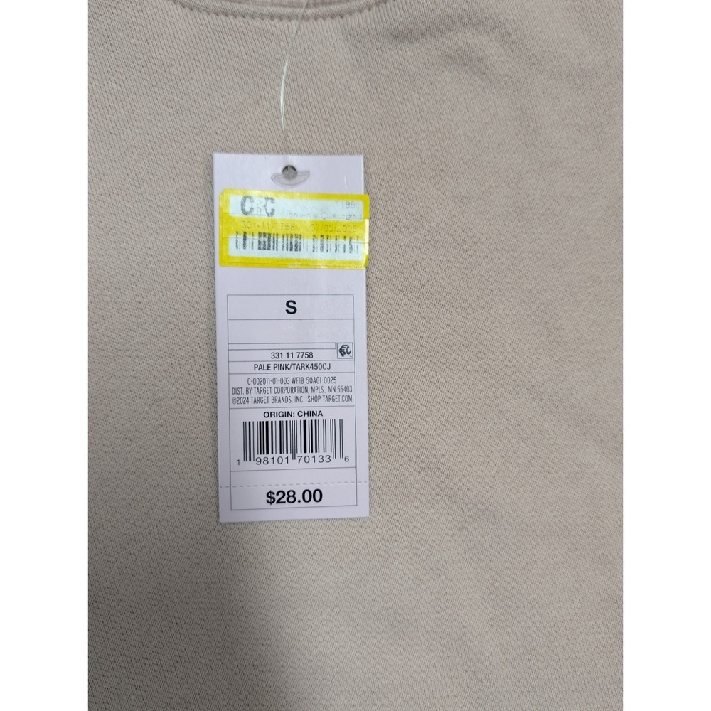 ⭐C7 Wild Fable Sweatshirt Womens West Coast Cali Fleece Crew Neck Size S, Pink - Picture 6 of 7